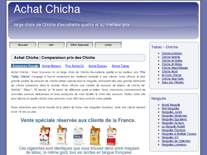 www.achat-chicha.com