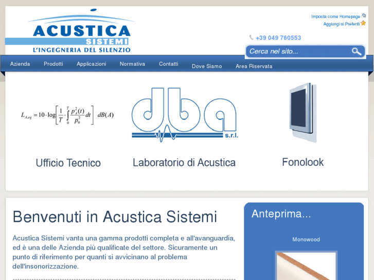 www.acusticasistemi.it