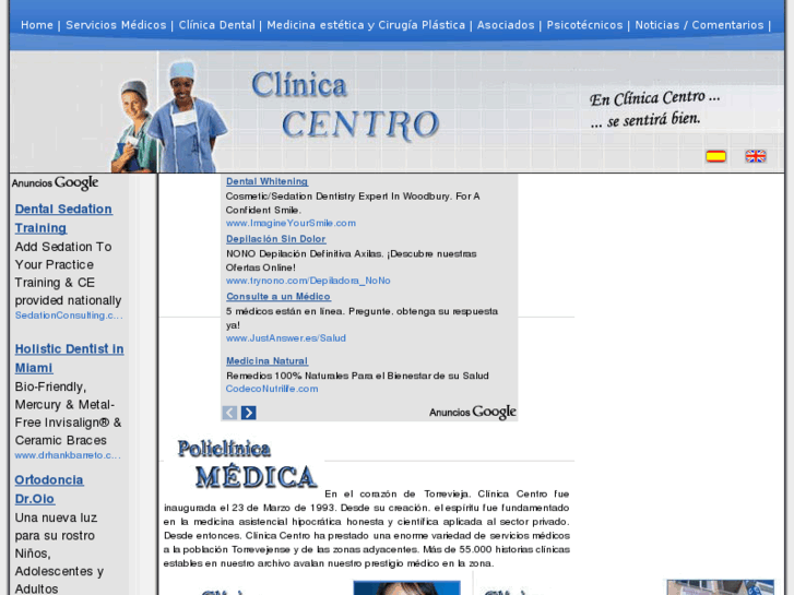 www.clinicacentrotorrevieja.com