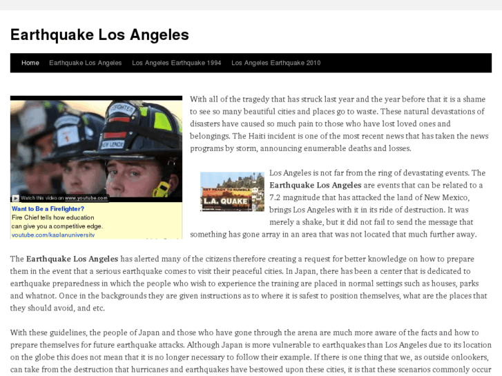 www.earthquakelosangeles.com