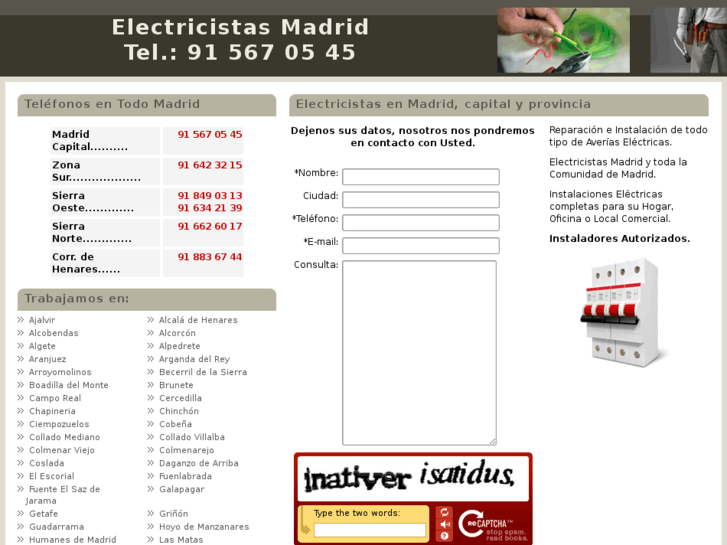 www.electricista-madrid.info