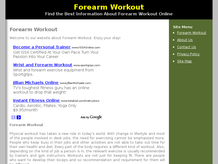 www.forearmworkout.net