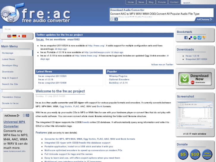 www.freac.org
