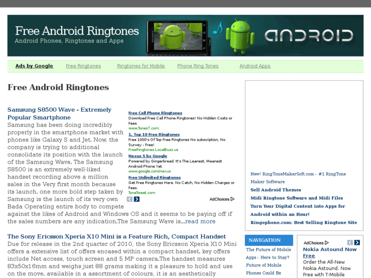 www.freeandroidringtones.com