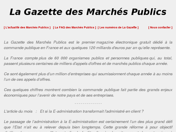 www.gazettedesmarchespublics.com