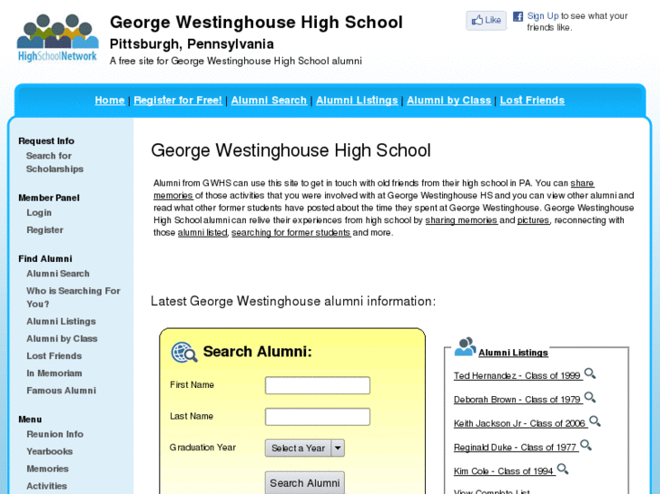 www.georgewestinghousehighschool.com