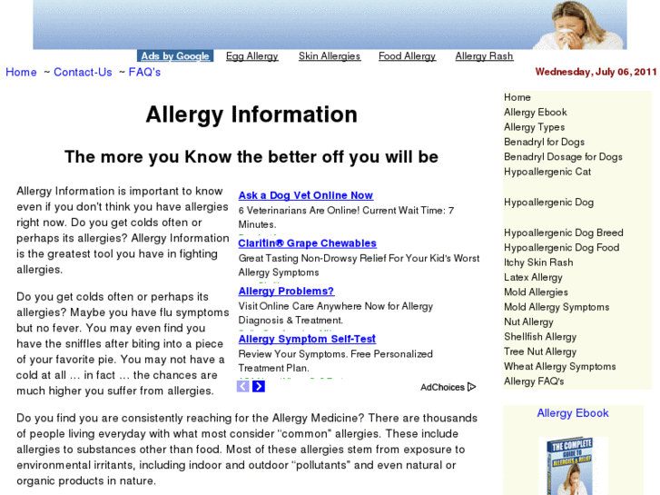 www.informationallergy.com