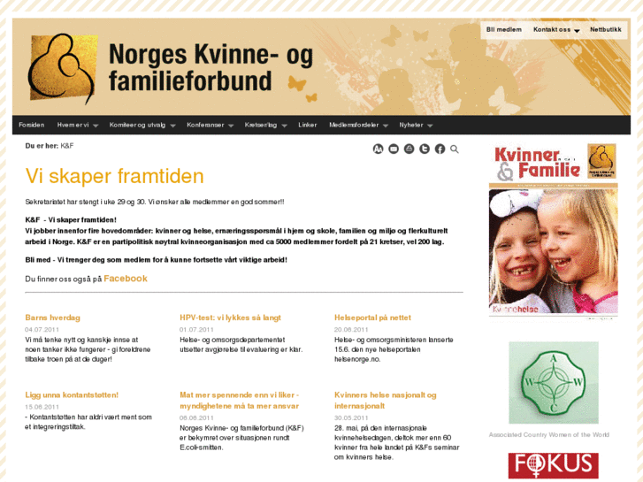 www.kvinnerogfamilie.no