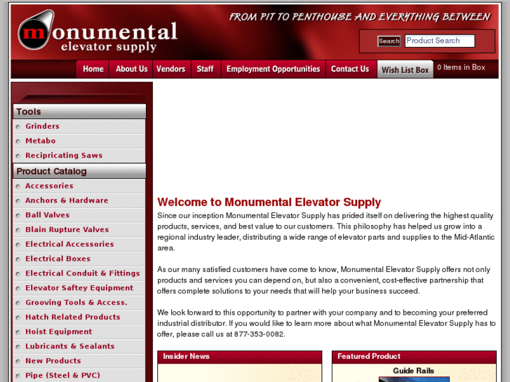 www.monumentalelevatorsupply.com