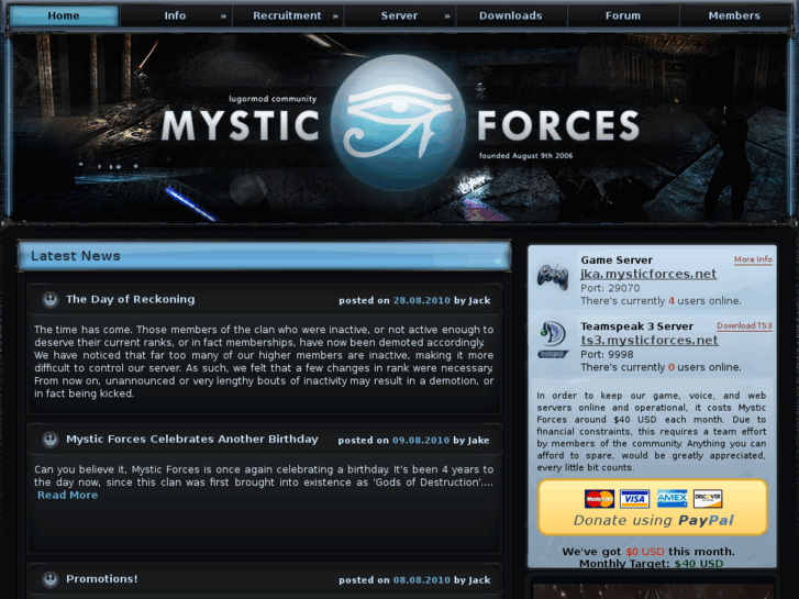 www.mysticforces.net