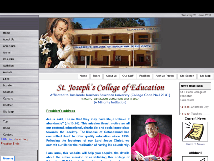 www.stjosephcollegeooty.org