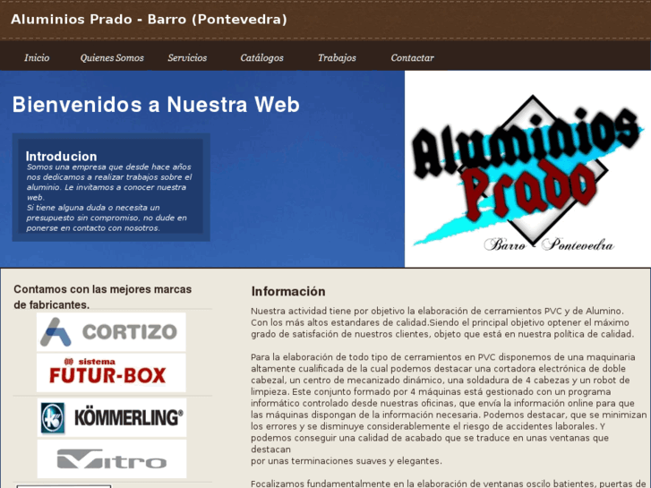 www.aluminiosprado.es