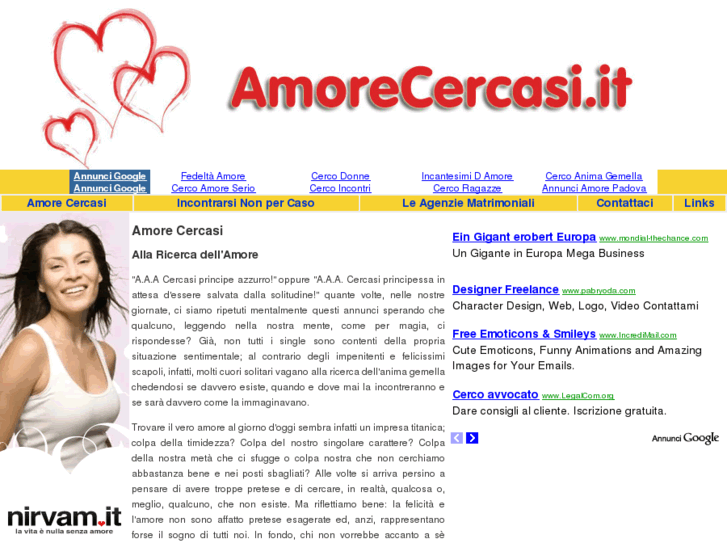 www.amorecercasi.it