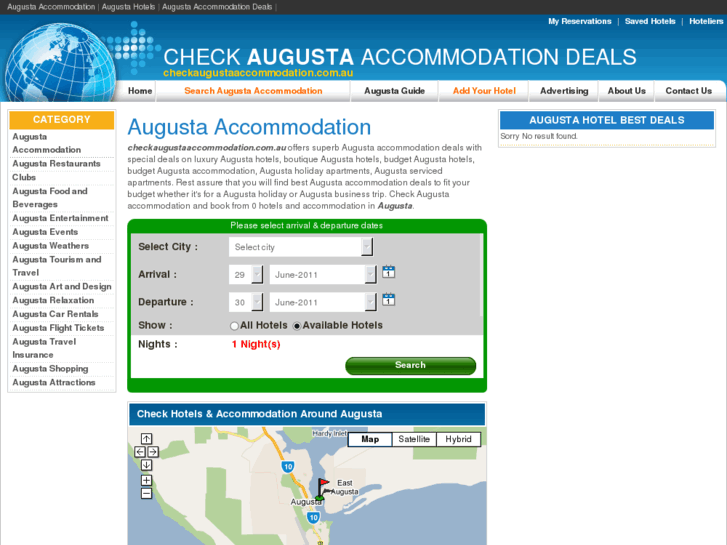 www.checkaugustaaccommodation.com.au