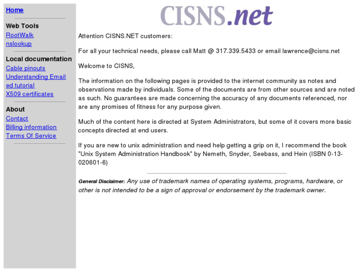 www.cisns.net