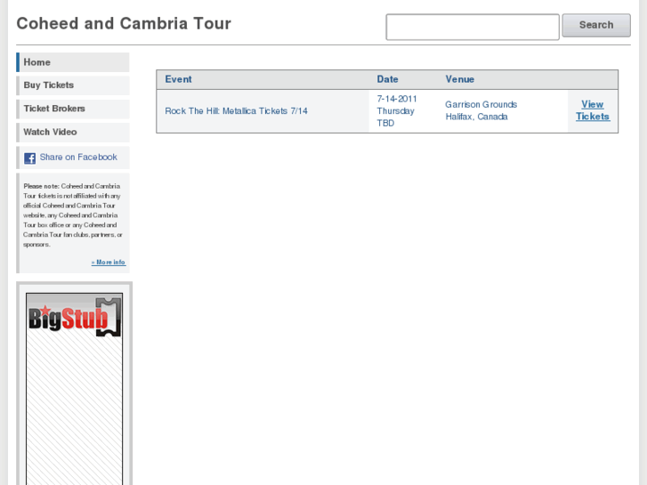 www.coheedandcambriatour.com