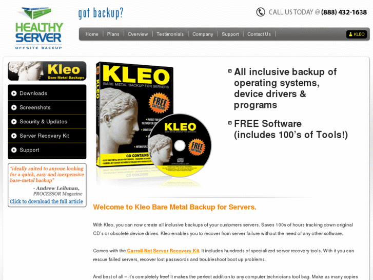 www.kleobackup.com