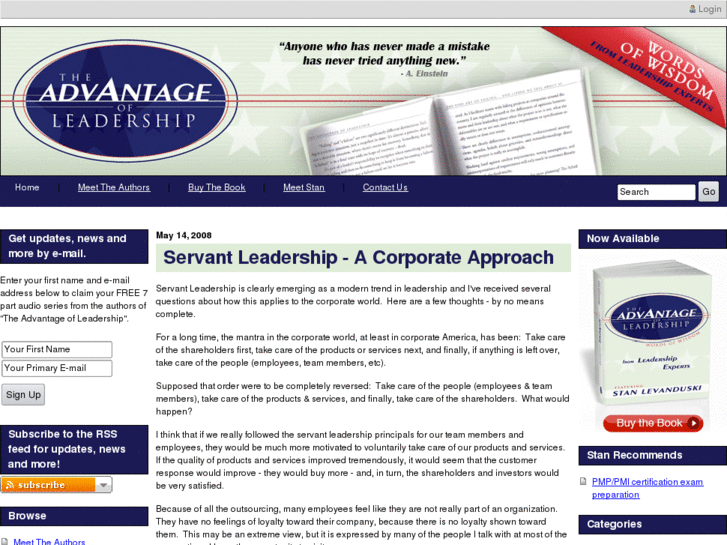 www.theadvantageofleadership.com