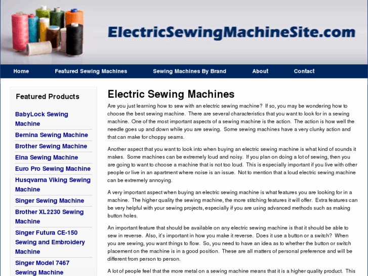 www.electricsewingmachinesite.com