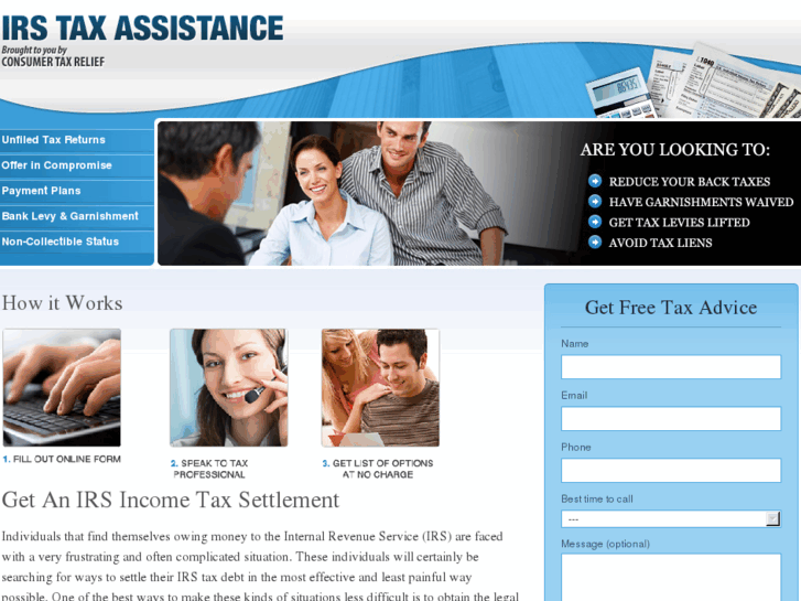 www.incometaxsettlement.org