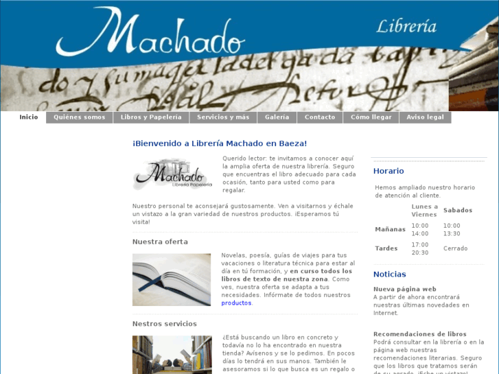 www.libreriamachado.com