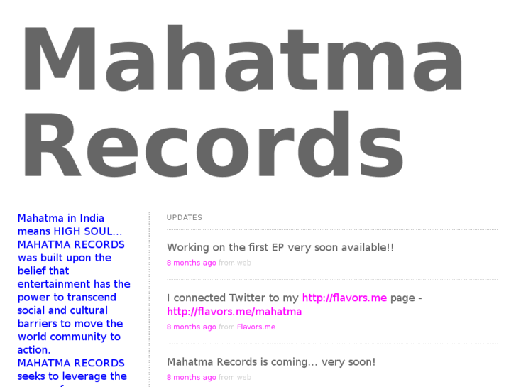 www.mahatmarecords.com