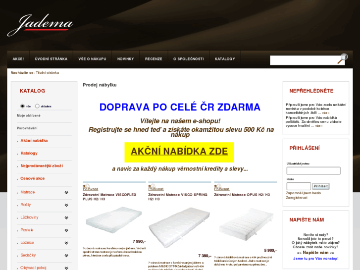 www.postele-matrace-luxusni-nabytek.cz