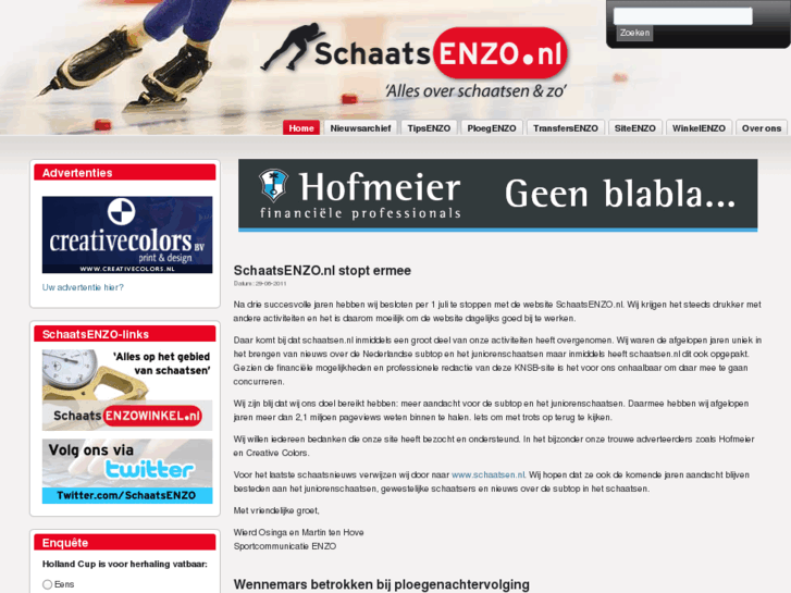 www.schaatsenzo.nl