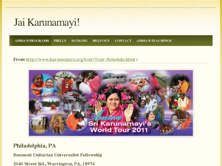 www.srikarunamayi.org