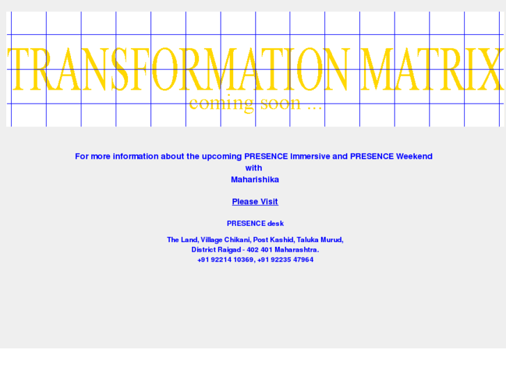 www.transformationmatrix.org