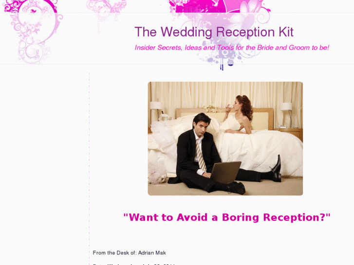 www.weddingreceptionkit.com