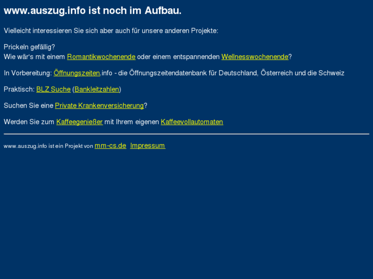 www.auszug.info