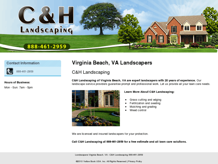 www.candhlandscaping.com