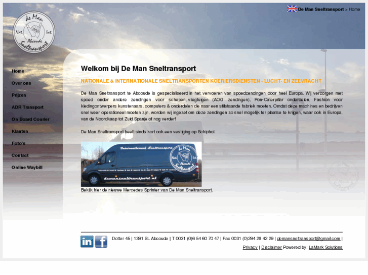 www.demansneltransport.nl