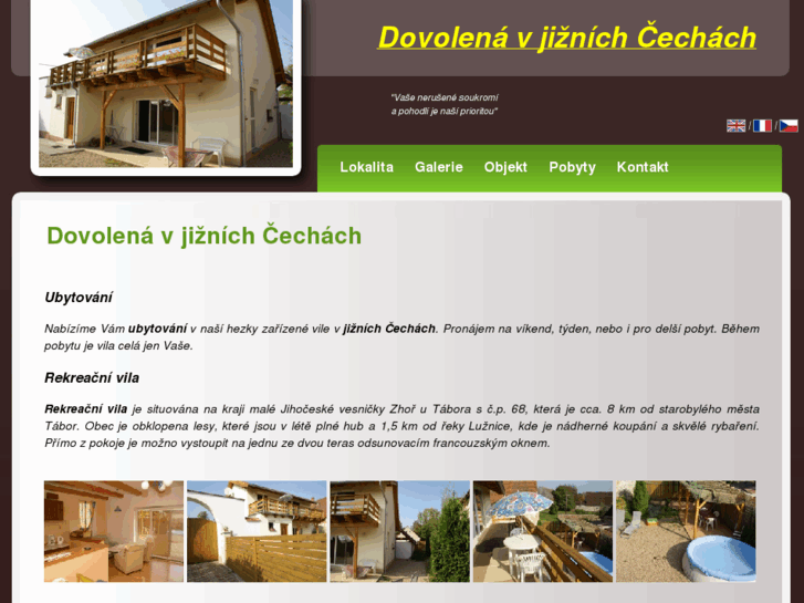 www.dovolena-jizni-cechy.cz