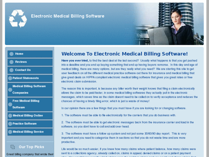 www.electronicmedicalbillingsoftware.net