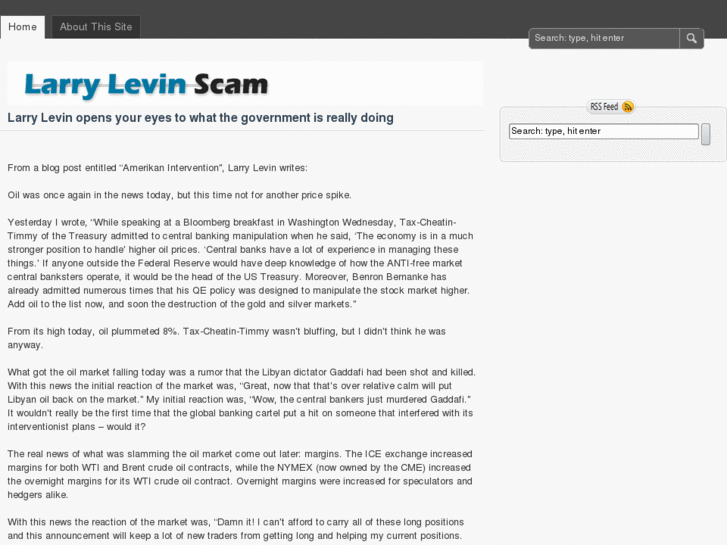 www.larry-levin-scam.com