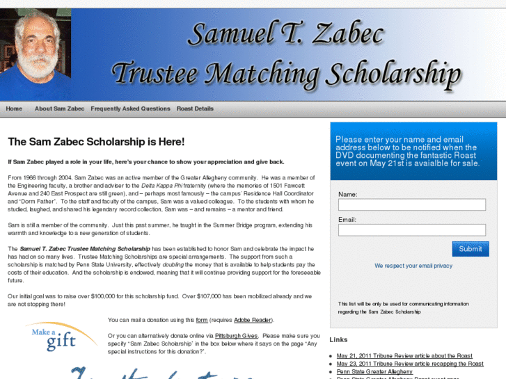 www.samzabecscholarship.org