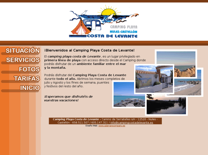 www.campingcostadelevante.es