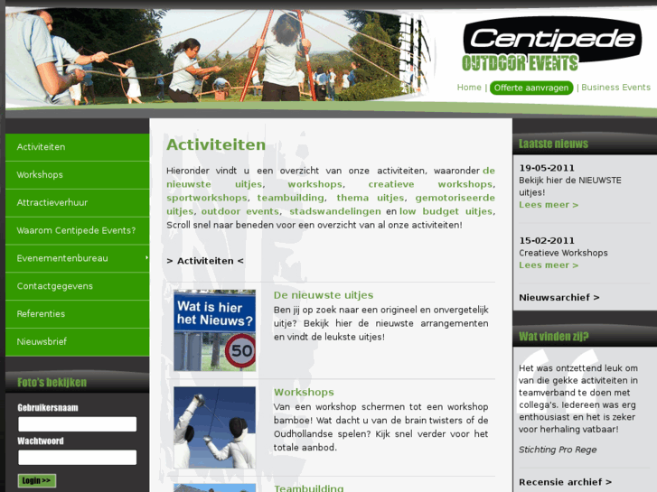 www.centipede-outdoorevents.nl