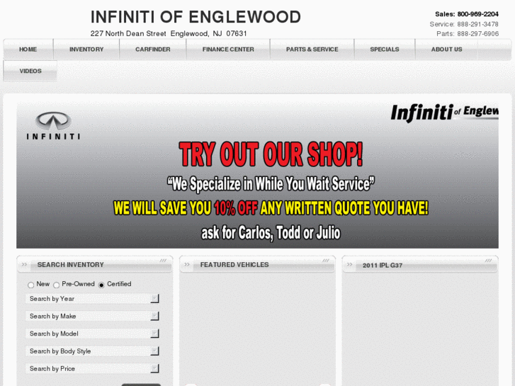 www.infinitiofenglewood.com