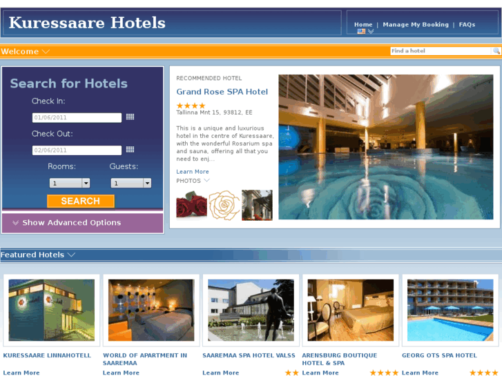 www.kuressaarehotels.com