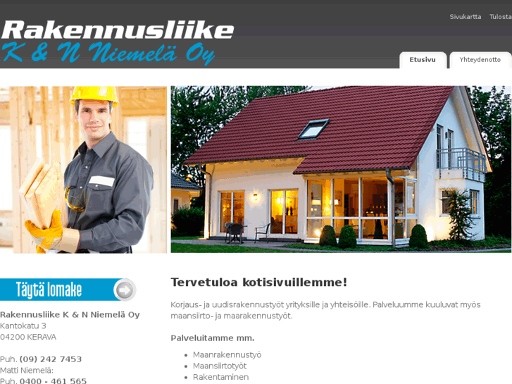 www.rakennusliikeniemela.com