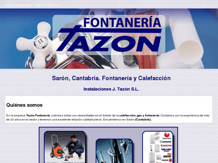 www.tazonfontaneria.com