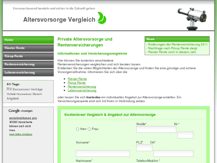 www.vergleiche-altersvorsorge.de