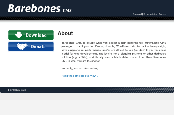 www.barebonescms.com