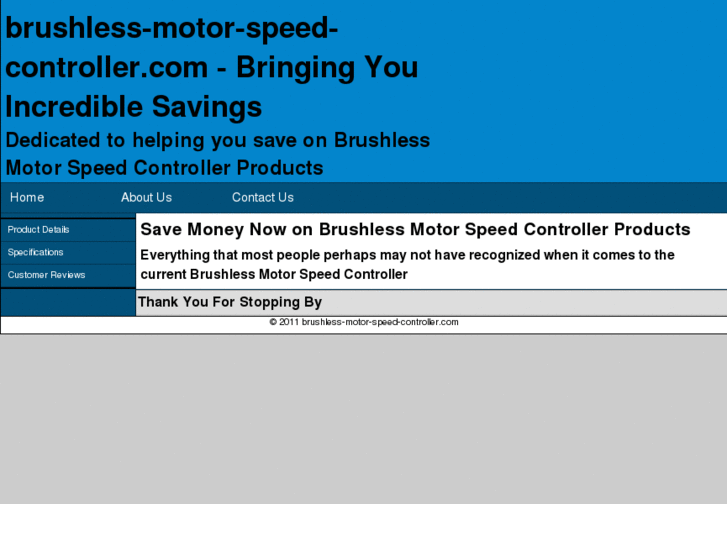 www.brushless-motor-speed-controller.com