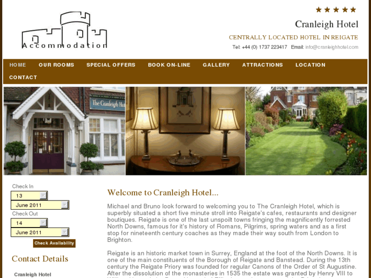 www.cranleighhotel.com