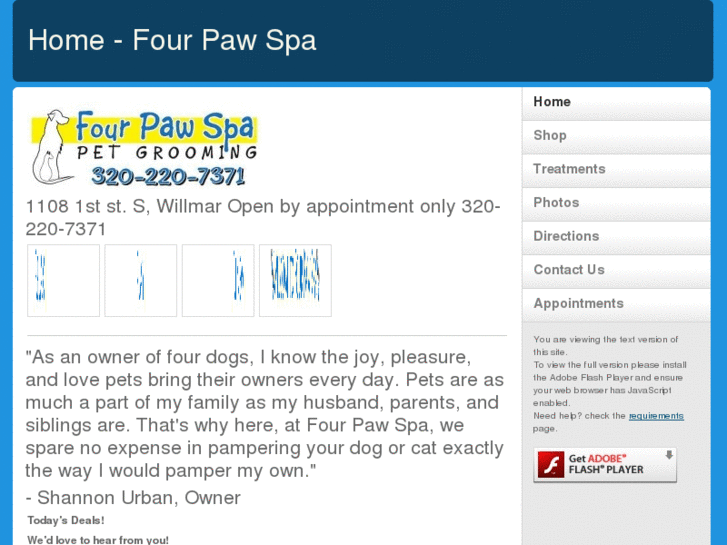 www.fourpawspawillmar.com