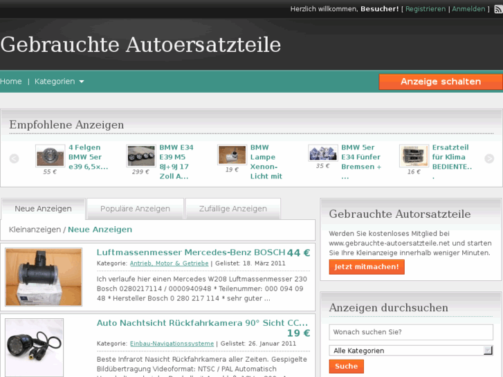 www.gebrauchte-autoersatzteile.net